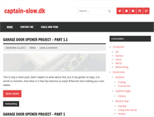 Tablet Screenshot of captain-slow.dk